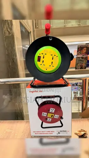Ingelec Xu Heavy-Duty Cable Extension Reel With an Indication Light.