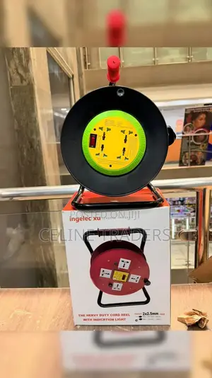 Ingelec Xu Heavy-Duty Cable Extension Reel With an Indication Light.