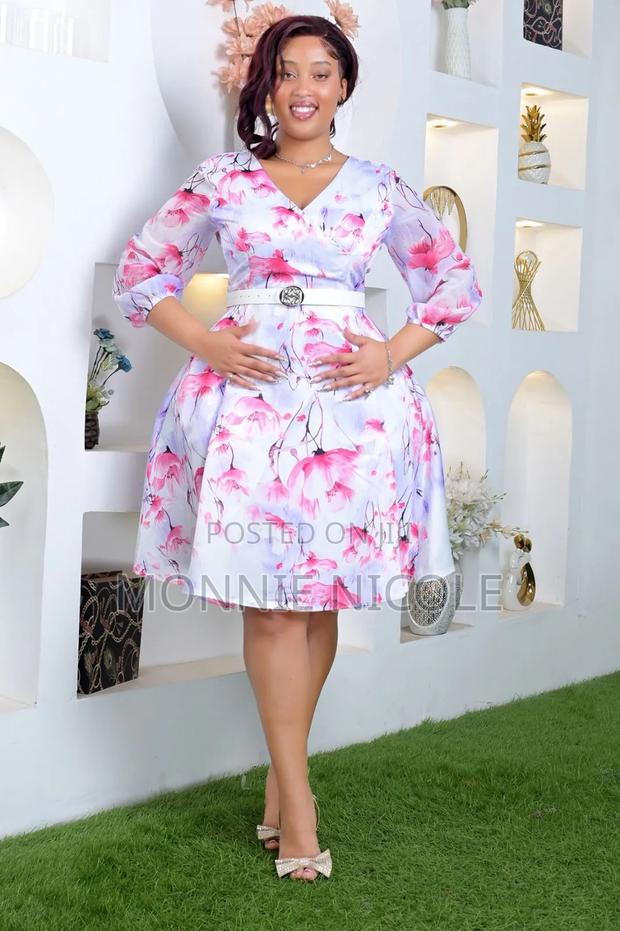 Stylish Floral Skater Dress