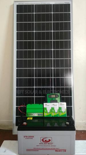 250 Watts Home Solar Solution - 200ah Battery - 600w Inverter Full Kit - main view