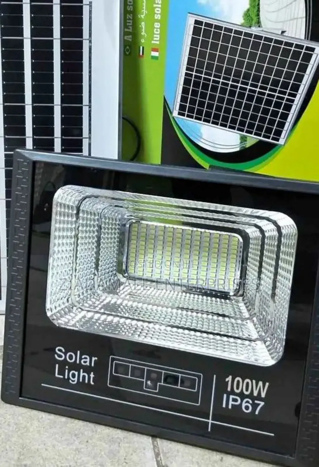 Solar Lights Heavy-Duty 100w Solar Led Flood Light