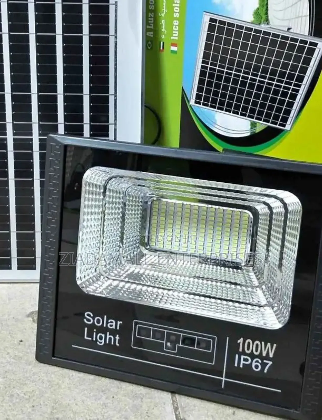 Eco-Friendly 100w Solar Flood Light for Large Areas