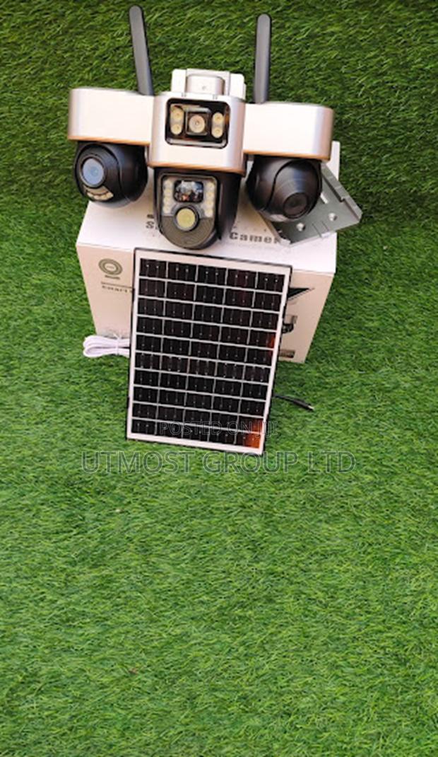 V380 3-Lens PTZ Solar Camera Kenya - main view
