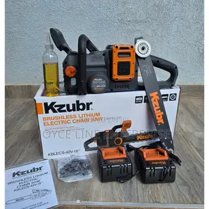 Kzubr Cordless Chainsaw 2 Batteries 4.0ah 2chargers
