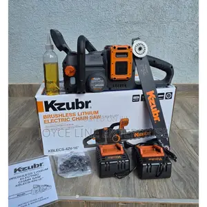 Kzubr Cordless Chainsaw 2 Batteries 4.0ah 2chargers