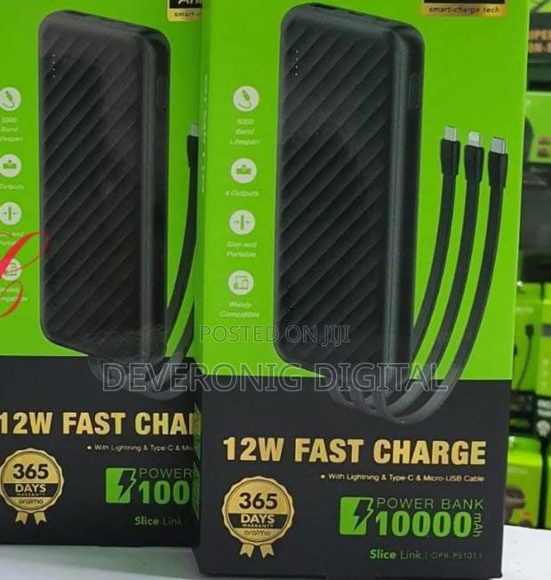 Oraimo Slice Link Opb-P5101 *10,000mah* Power Bank