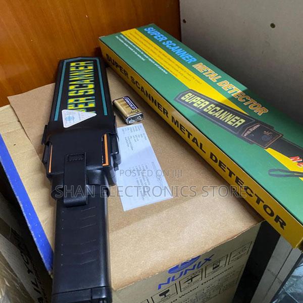 Sound Alert Led Hand Held Super Scanner Security Metal Detector
