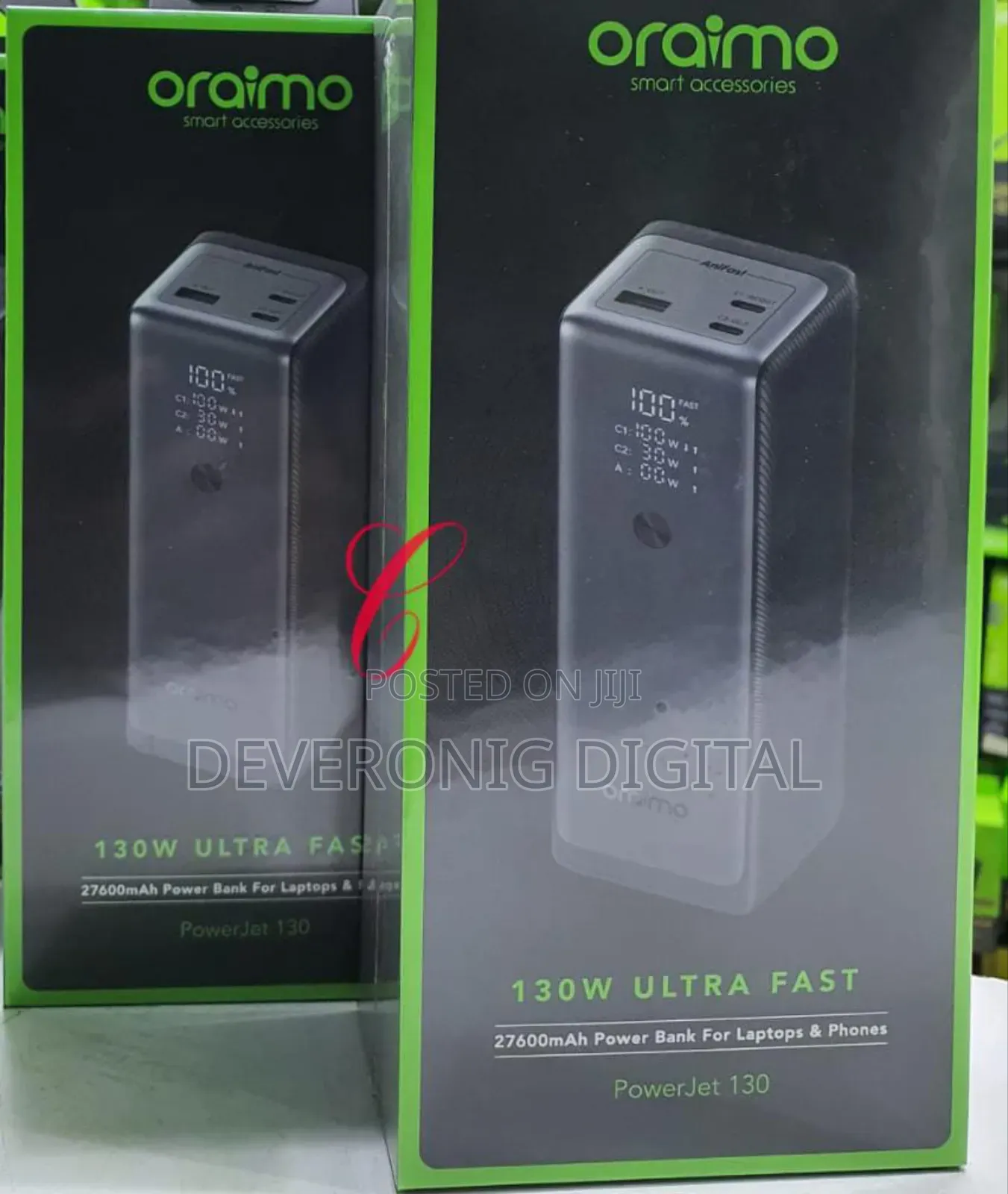 Oraimo 130 Opb-727sq 130w Laptop Phone Super Fast Charging Power Bank