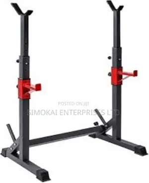 Squat Stand Power Rack Adjustable Multi-Functional Barbell