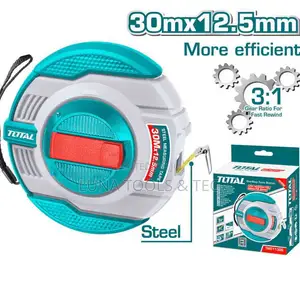 Total Tmt11306 Steel Measuring Tape 30mx12.5mm
