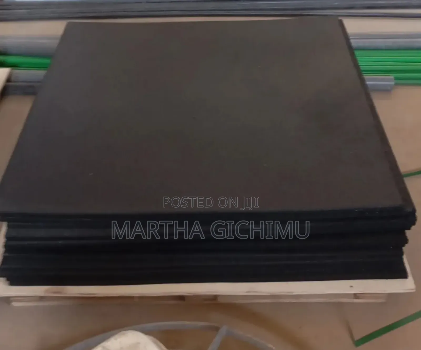 1m By 1m Rubber Gym Mats