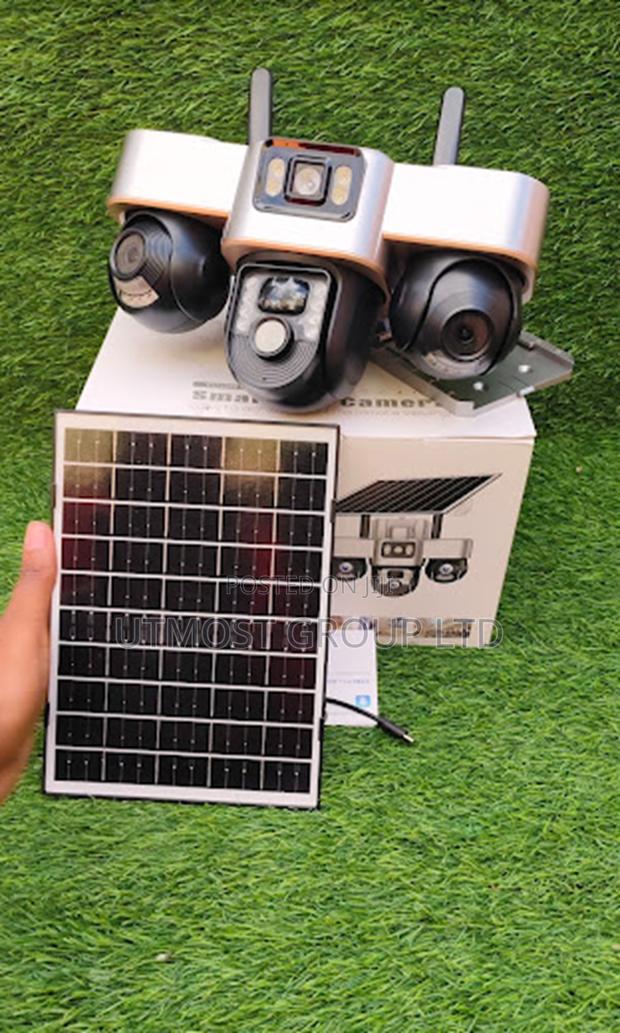 V380 6mp Solar CCTV With Motion Detection - main view