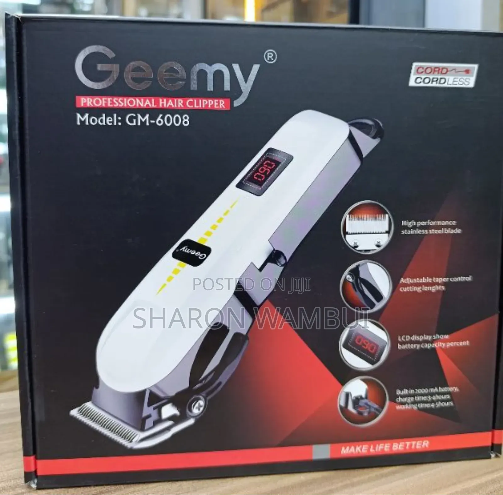 New Professional Gemmy Hair Clipper/Gemmy Professional Hair Clipper