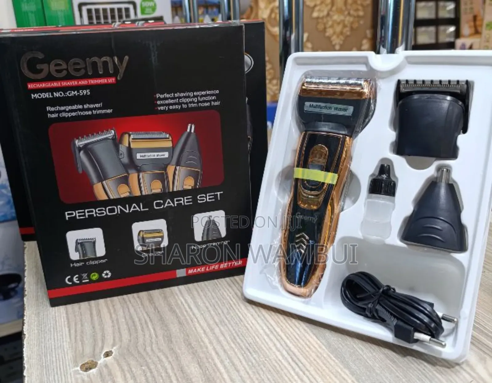 Gemmy Rechargeable Shaver and Trimmer Set/Rechargeable Shaver,Trimmer