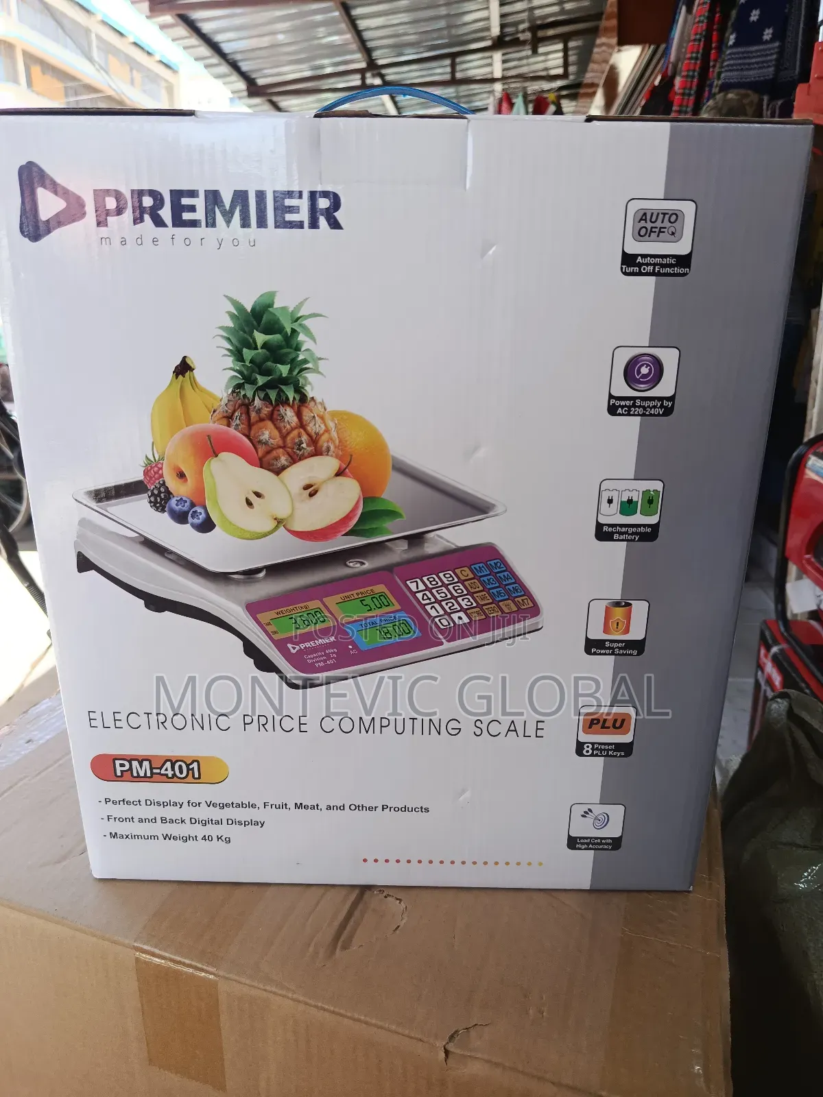 Digital Computing Scale /Premier Acs Flat Scale