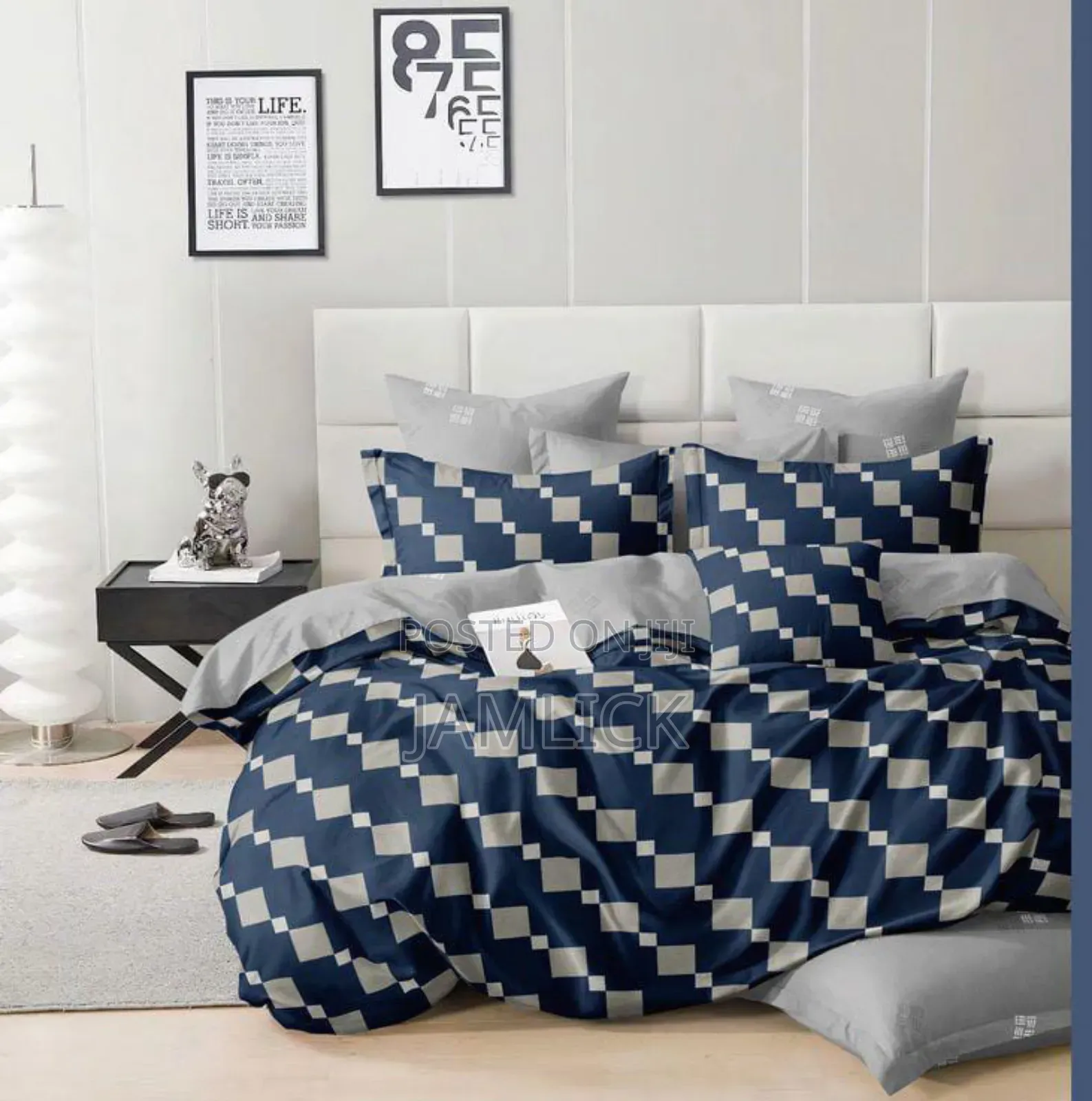5×6 Binded Duvet Set – 1 Bedsheet 2 Pillowcases –Sk