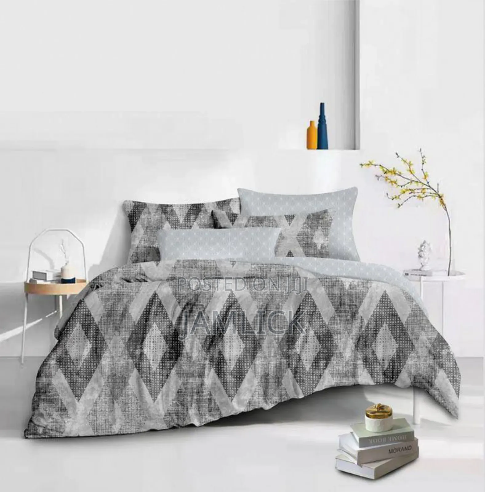 5×6 Binded Duvet Set – 1 Bedsheet 2 Pillowcases –Sk