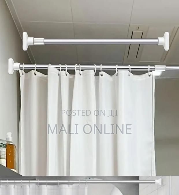 70–120 Cm Adjustable Telescopic Curtain Rod Stainless Steel Drill-Free