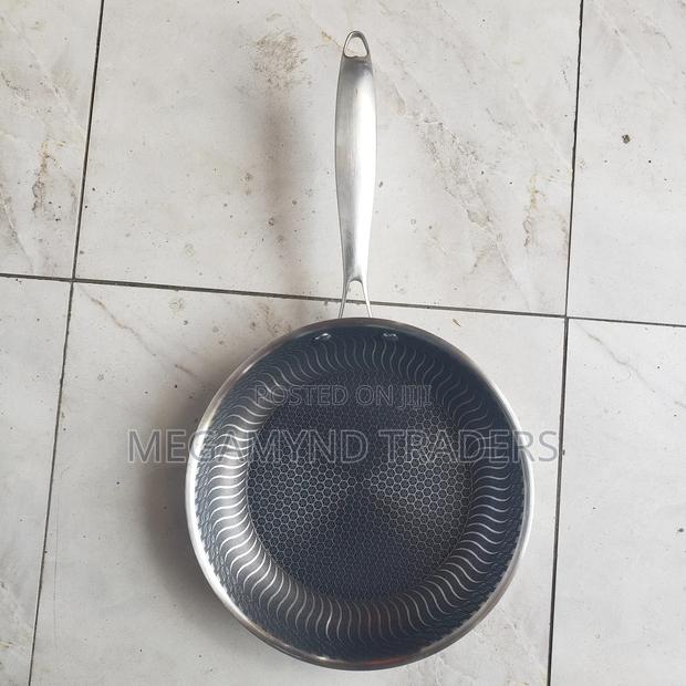 Induction Cooking Fry Pan / Stainless Steel Honeycomb Pan