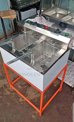 Electric Chips Deep Fryers Machine, - thumbnail 2