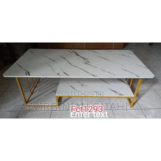 *New*Executive White Marble Coffee Table