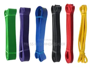 Set of Heavy-Duty Resistance Loop Bands Used for Fitness Training.