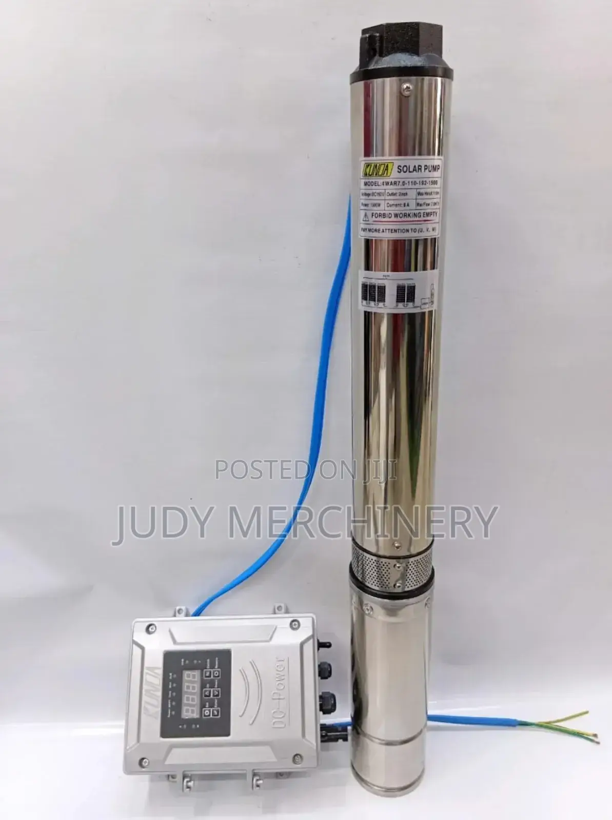 Solar Pump 1500w Max Head 110 Meters