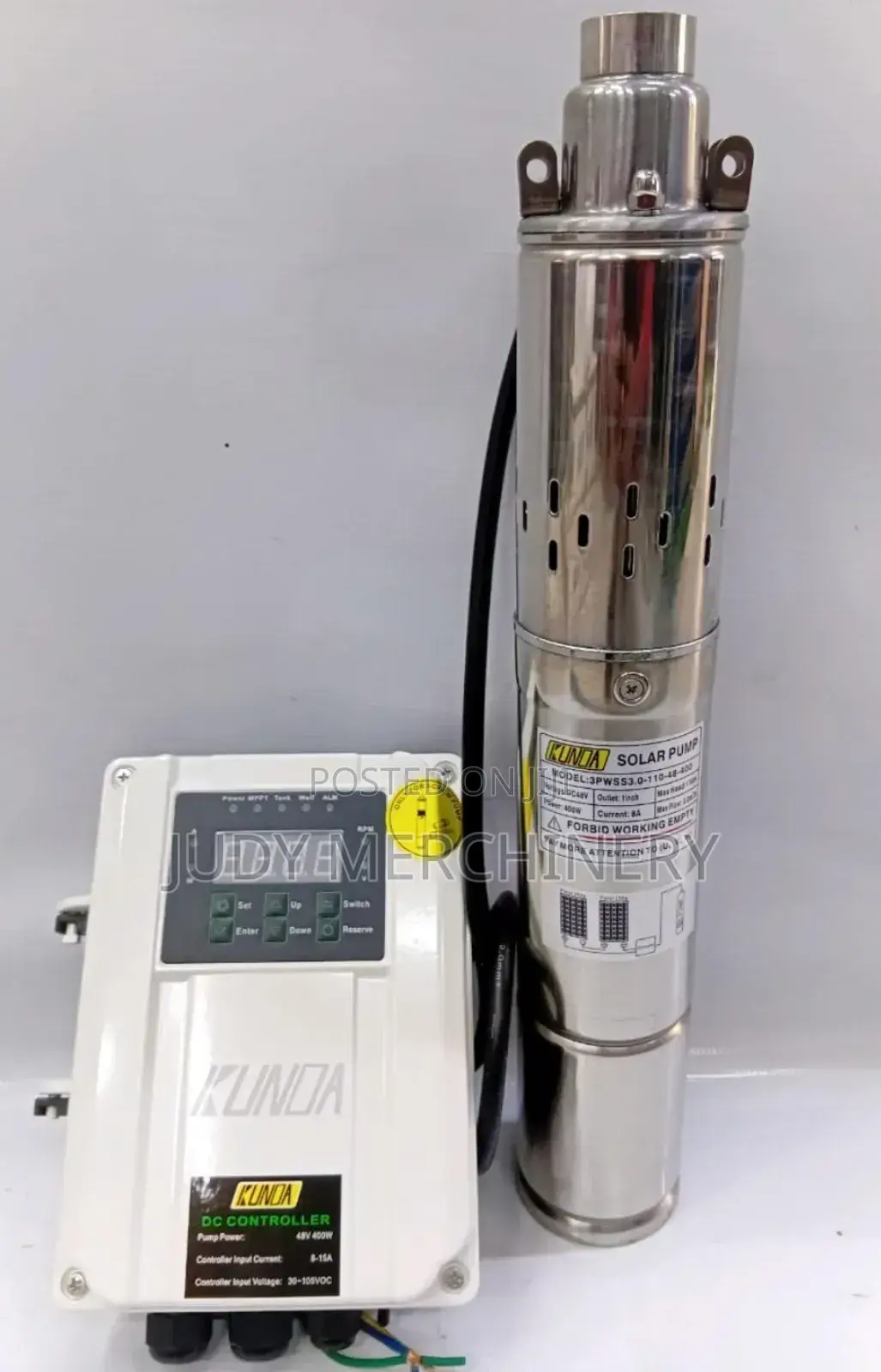 Solar Pump 400w Max Head 110 Meters
