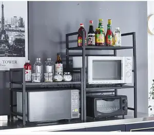 Metallic Microwave Stand