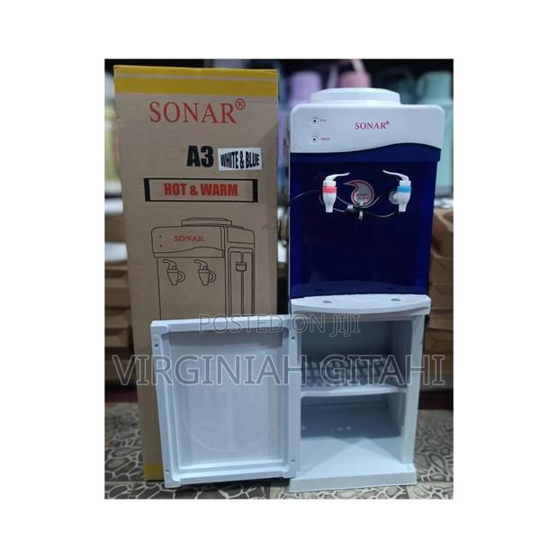 White Blue A3 Sonar Hot and Normal Water Dispenser