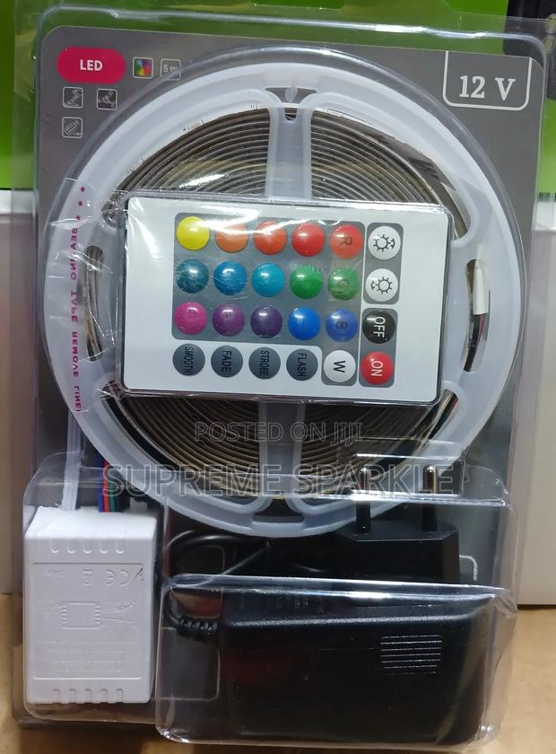 5m RGB Led Strip Light Kit.12v.Remote. Snake Light