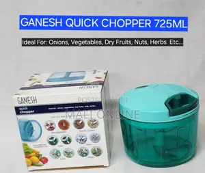 Ganesh Quick Chopper 725ml Manual Food Processor Stainless Blades