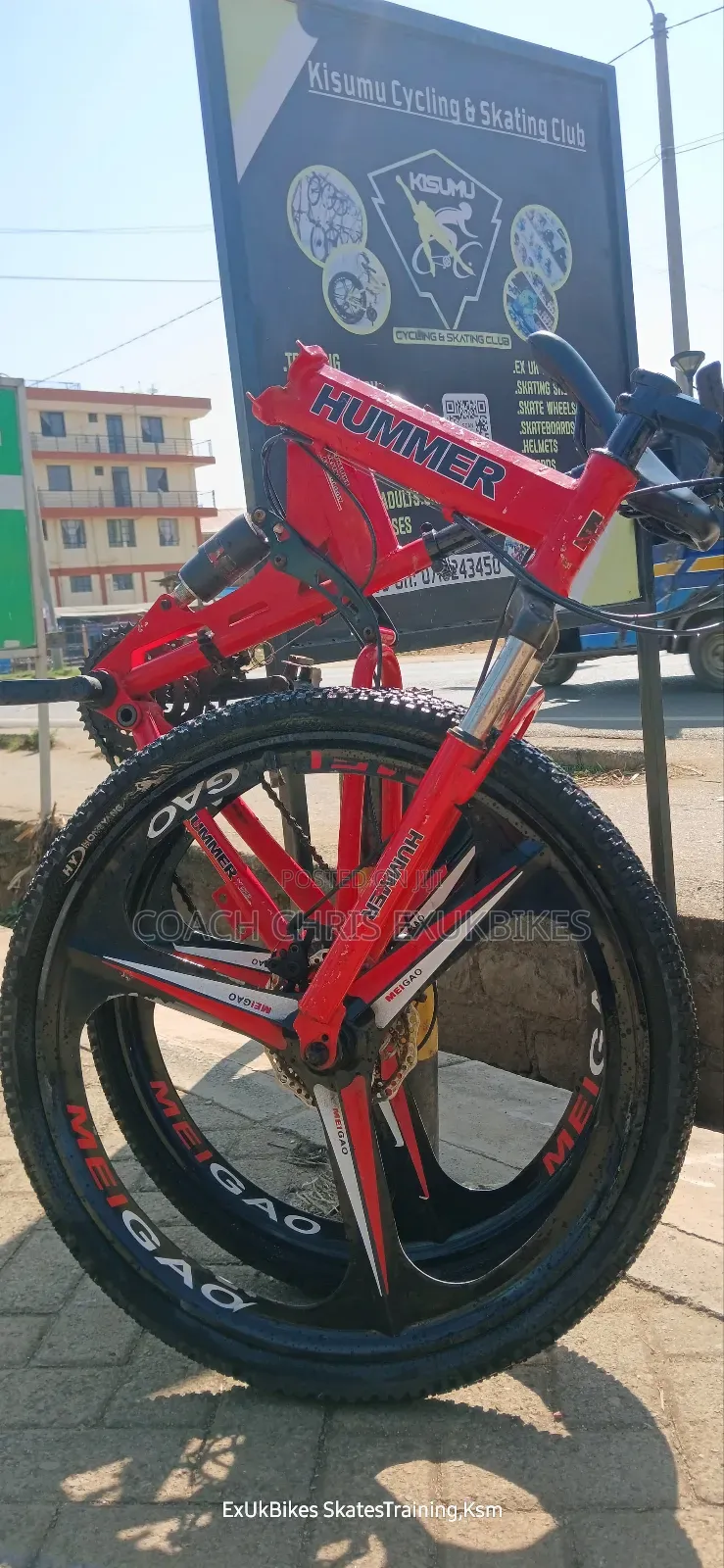 Ex Uk Folding Bike W/ Original Non Breaking Chrome Sports Rims