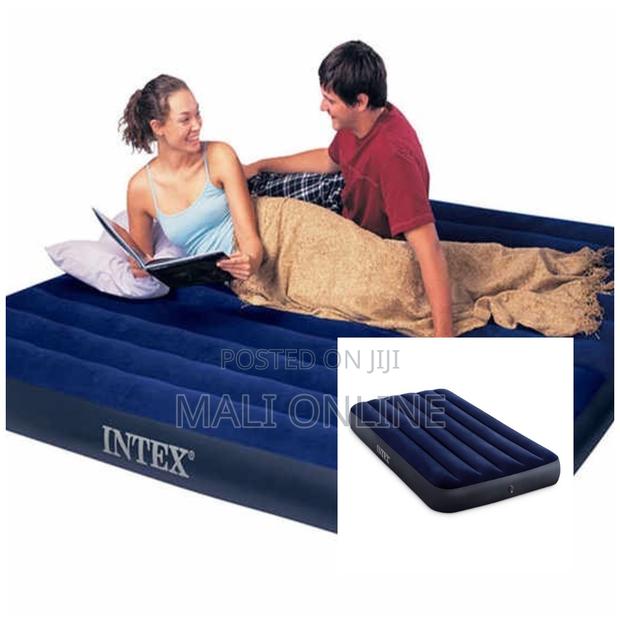 4 × 6 Intex Inflatable Air Bed Mattress With Electric Pump