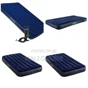 6 × 6 Intex Inflatable Air Bed Mattress With Electric Pump