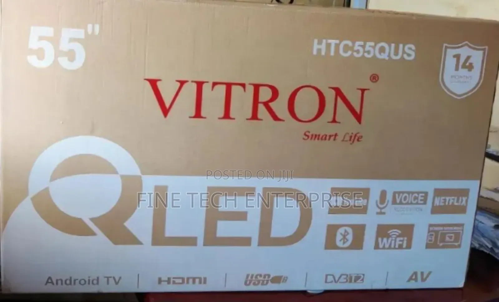 Vitron 55" Smart Android Bt Qled