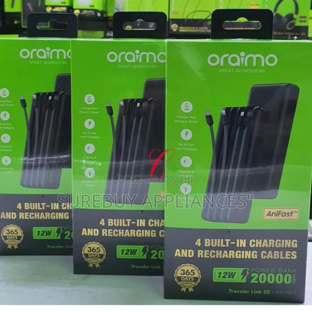 Oraimo Traveler Link 20 Opb-P5201 *20,000mah* - thumbnail 2