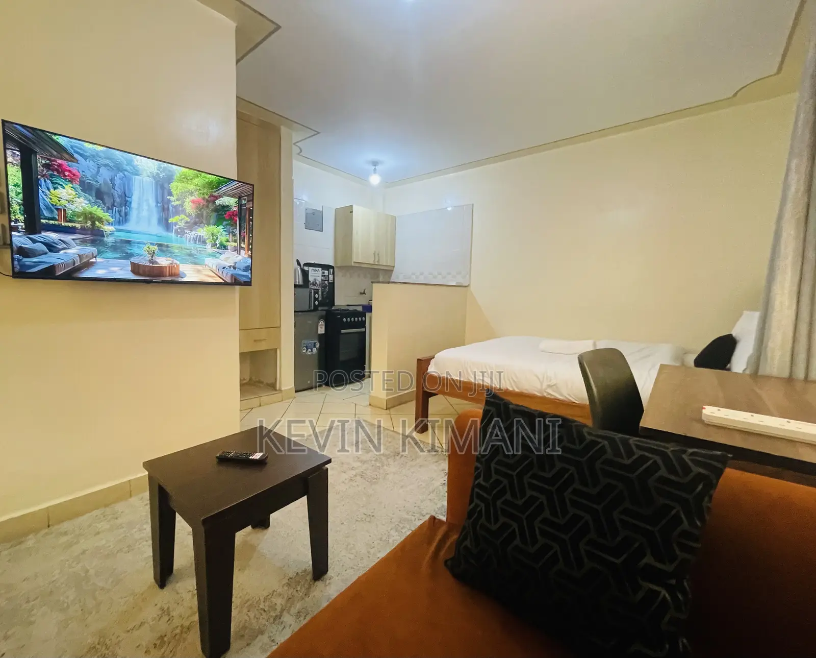 Furnished Airbnb Studio Along Mombasa Road, South B