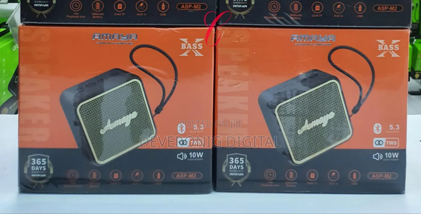 Amaya Asp-M2 *10w 13hrs Playtime* Bluetooth TWS Speaker