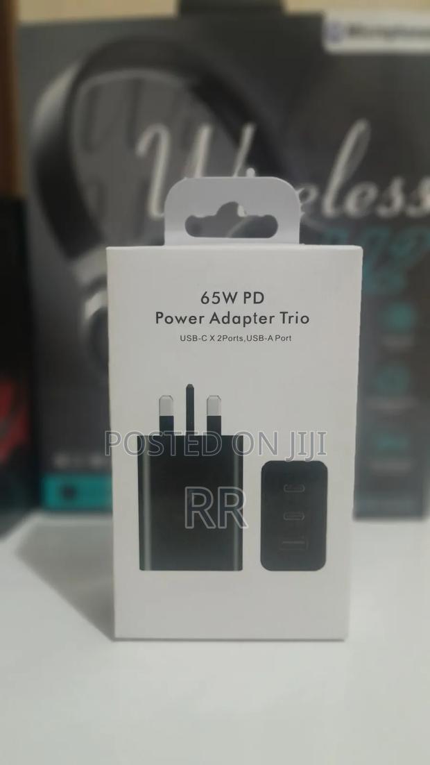Original 65w Samsung Power Adapter With Trio Ports | Super Fast Charge