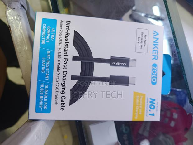 Anker Usb-C to Usb-C Cable 2m Black - main view