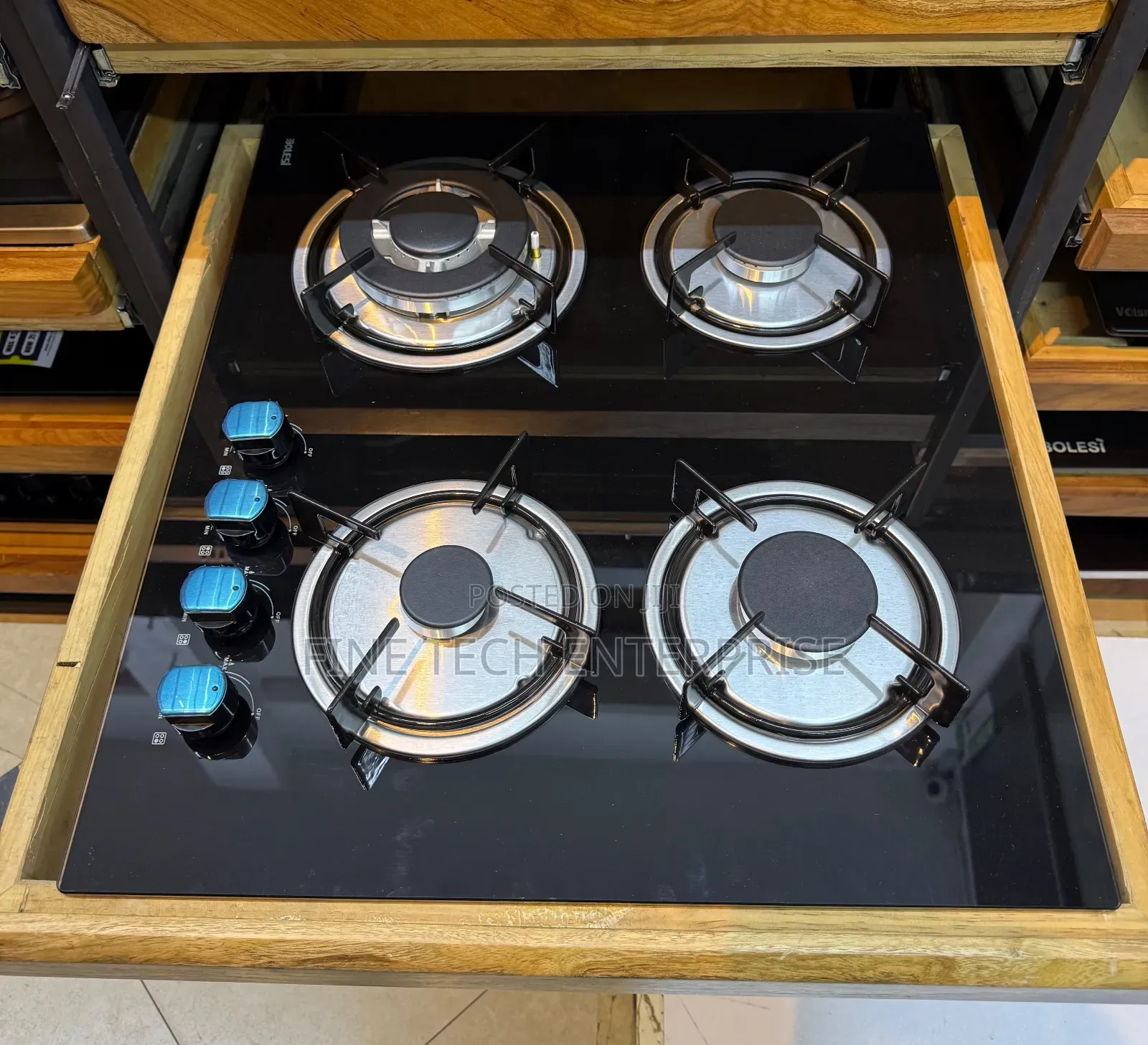 Bolesi Hob 60*60, No Sensor, Battery Ignition