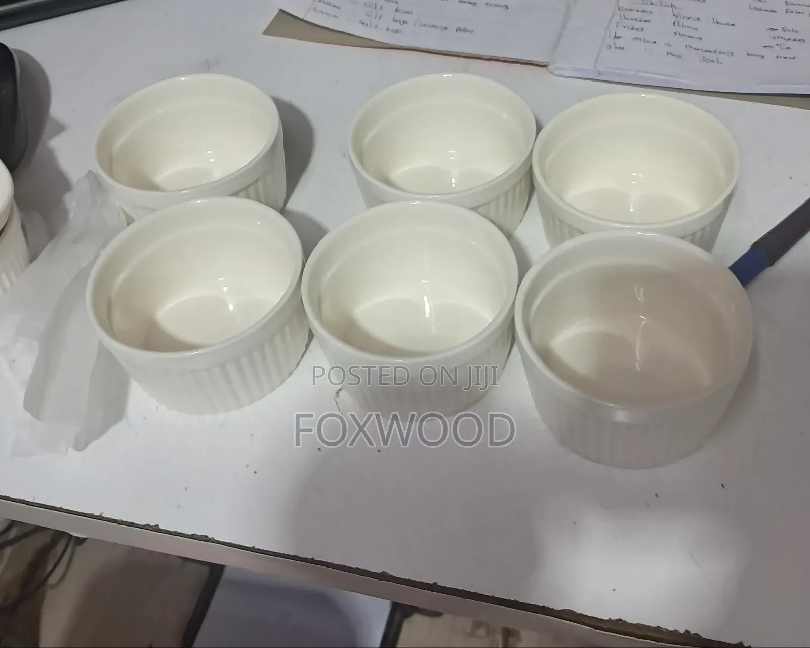 Ramekin Dessert Bowls Set of 6, Size 3"