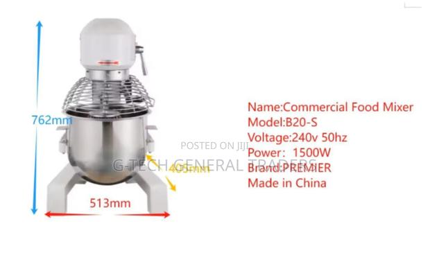 Premier Heavy Duty 1500w Commercial Food Mixer