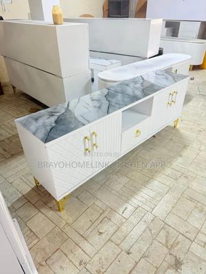 6fts Tv Stand With Marble Top - main view