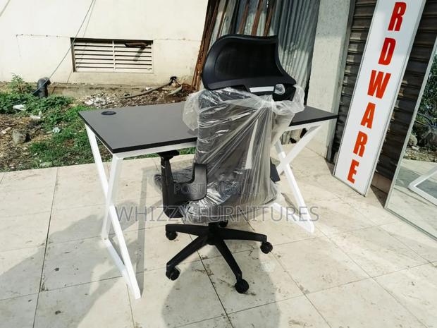 Study Table and Headrest Chair
