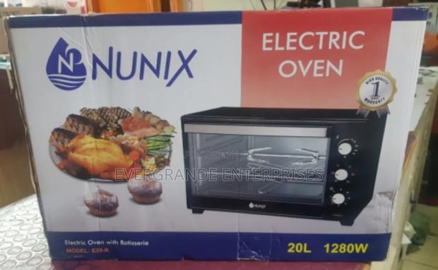 "Oven" Nunix Electric Oven With Rotisserie 20 Litres