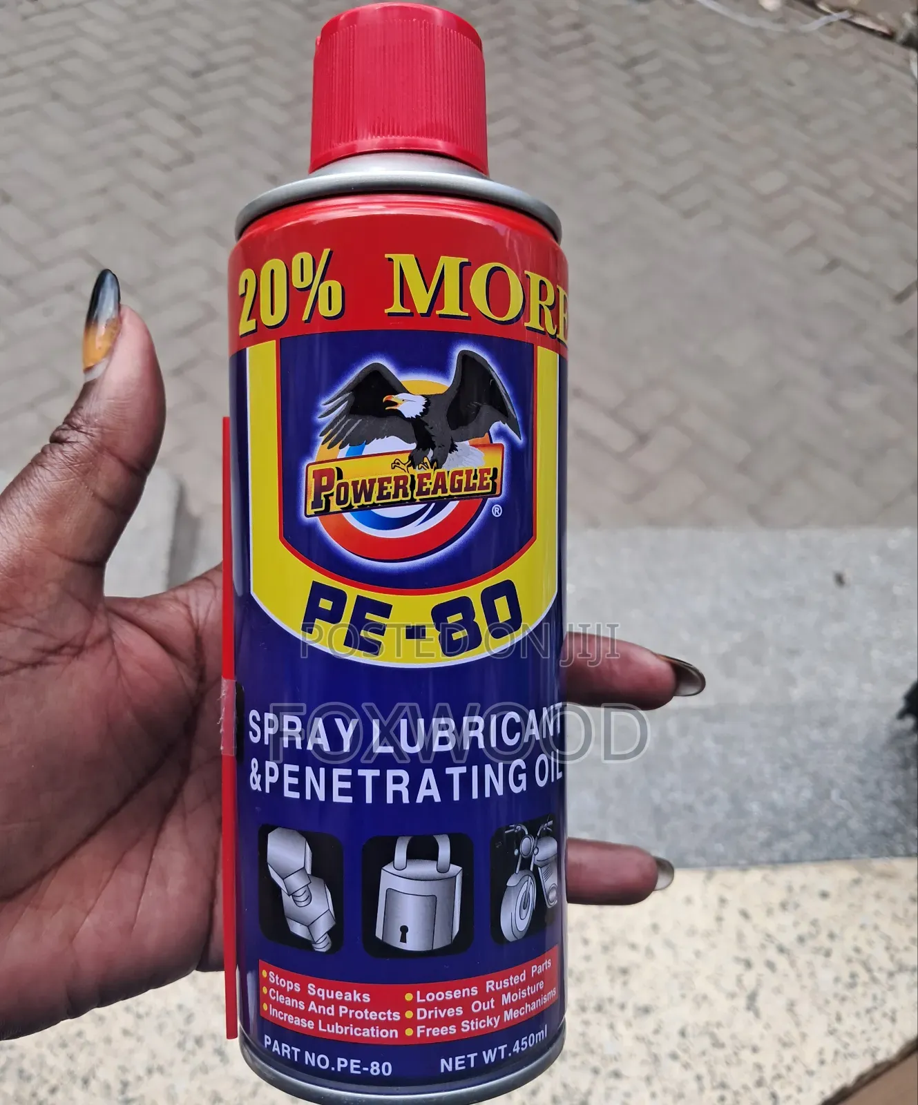 Power Eagle Pe-80 Spray Lubricant Penetrating Oil
