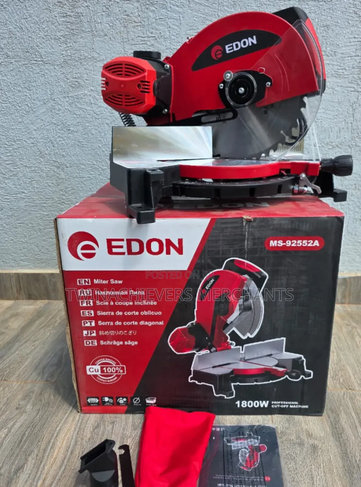 Edon Miter Saw 1800w/10inch(255mm)Electric Miter Saw