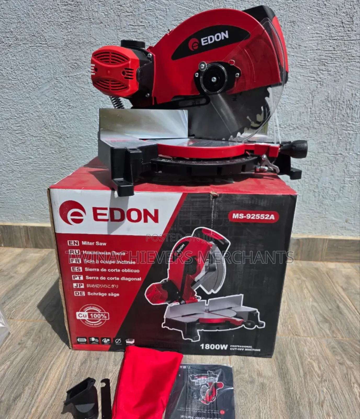 Edon Miter Saw 1800w/10inch(255mm)Electric Miter Saw